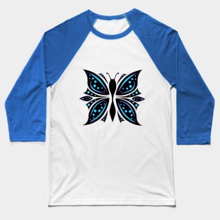 Butterfly Abstract Baseball T-Shirt